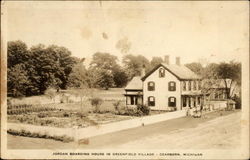 Jordan Boarding House in Greenfield Village Dearborn, MI Postcard Postcard