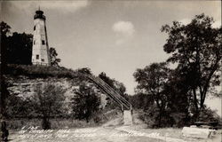 Lighthouse on Cardiff Hill Postcard