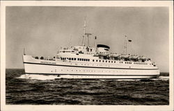 Bundesbahn-Hochsee-Fährschiff "Deutschland" Boats, Ships Postcard Postcard