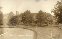 N.Y.A.C. Traveers Island Postcard