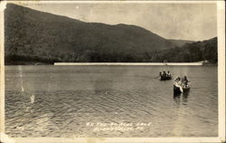 On the 40 Acre Lake, Allens Valley Postcard