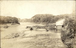 Cedar River Osage, IA Postcard Postcard