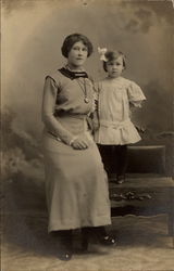 Photograph of Mother and Child Postcard