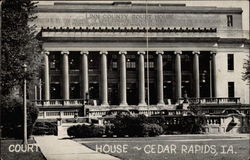 Court House Cedar Rapids, IA Postcard Postcard