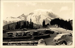 Mt. Rainier From Observation Point Seattle, WA Postcard Postcard