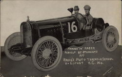 Famous "16" Racer Postcard