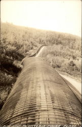 Pipeline to Victoria Power Plant Postcard