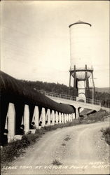 Serge Tank at Victoria Power Plant Postcard