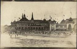 Bath House Casino And Hotel Santa Cruz, CA Postcard Postcard