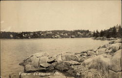 View at So. Bristol, Maine Postcard