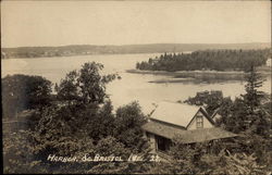 Harbor South Bristol, ME Postcard Postcard