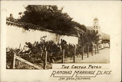 The Cactus Patch, Ramon'a Marriage Place San Diego, CA Postcard Postcard