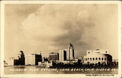 Rainbow Pier Skyline Postcard