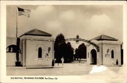 U.S. Naval Training Station San Diego, CA Postcard Postcard