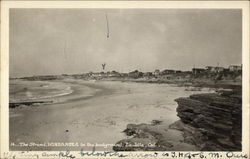 The Strand, Windansea in the background Postcard