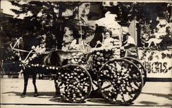 Rose Float on Carriage Portland, OR Postcard Postcard