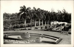 L..D.S. Hawaiian Temple, Oahu Postcard