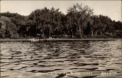 Omaha Beach from the Lake Okoboji, IA Postcard Postcard