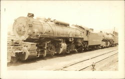 Photograph of the B & O Railroad Train Locomotives Postcard Postcard