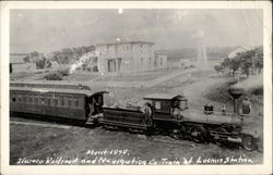 Ilwaco Railroad and Navigation Co. Train Washington Postcard Postcard