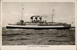 C.P.R. S.S. Princess Kathleen Postcard