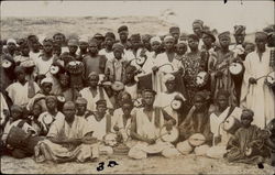 Traditional African Drum Band Postcard