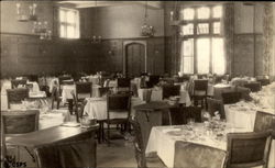 Main Dining room of the Sanatorium of the Christian Science Benevolent Association Chestnut Hill, MA Postcard Postcard