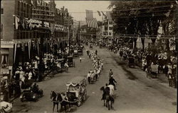 A Parade Through Littleton New Hampshire Postcard Postcard