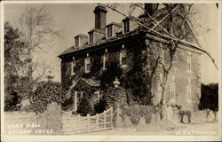 York Hall Nelson House Postcard