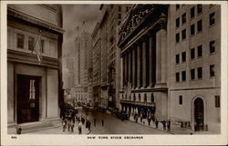 New York Stock Exchange Postcard