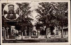 An Estancia House Under the Shade of Eucalyptus Trees Postcard Postcard