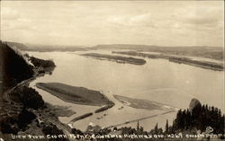 View from Crown Point Postcard