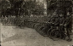  German WWI bicycle infantry? World War I Postcard Postcard