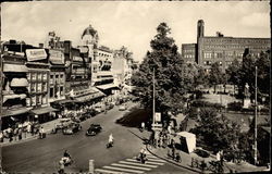 A View of Amsterdam's Streets Postcard