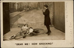 Dear Me! How Shocking! Postcard