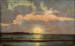 Sunset on the Great Salt Lake Postcard