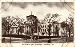 Ohio State Capitol Building Postcard