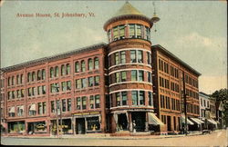 Avenue House St. Johnsbury, VT Postcard Postcard