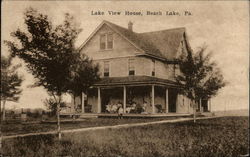 Lake View House Postcard