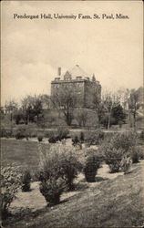 Pendergast Hall, University Farm St. Paul, MN Postcard Postcard