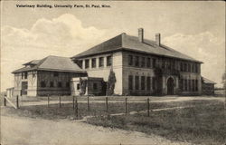 Veterinary Building, University Farm Postcard