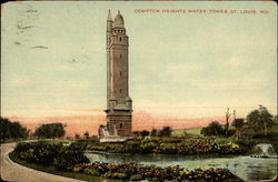 Compton Heights Water Tower Postcard