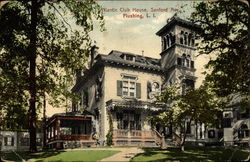 Niantic Club House, Sanford Ave Postcard