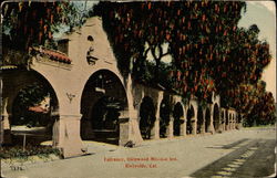 Entrance, Glenwood Mission Inn Postcard