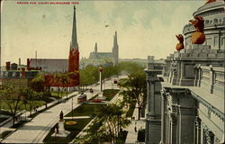 Grand Ave. Court Postcard