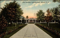 New Pavilion, Lakeside Park Postcard