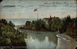 Mouth of Lester River and Fish Hatchery Postcard