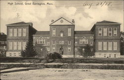 High School Great Barrington, MA Postcard Postcard