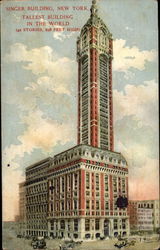 Singer Building Postcard