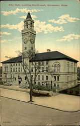 City Hall, Looking Northeast Postcard